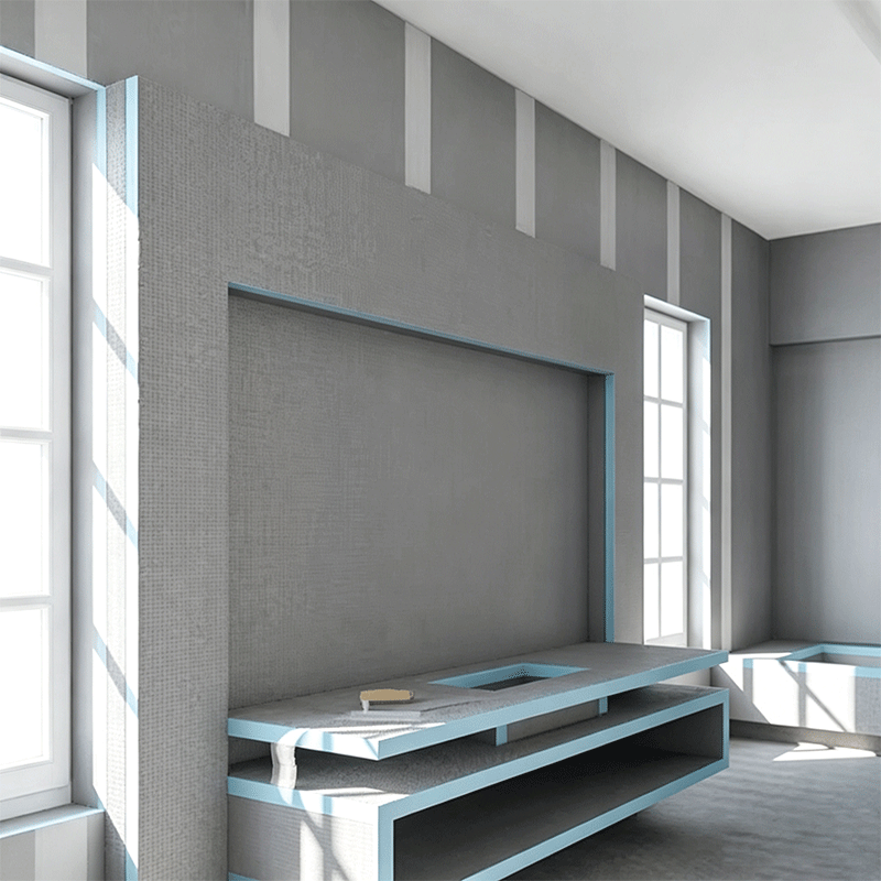 لوحة دعم خفيفة الوزن مقاومة للصدمات لكسوة EIFS